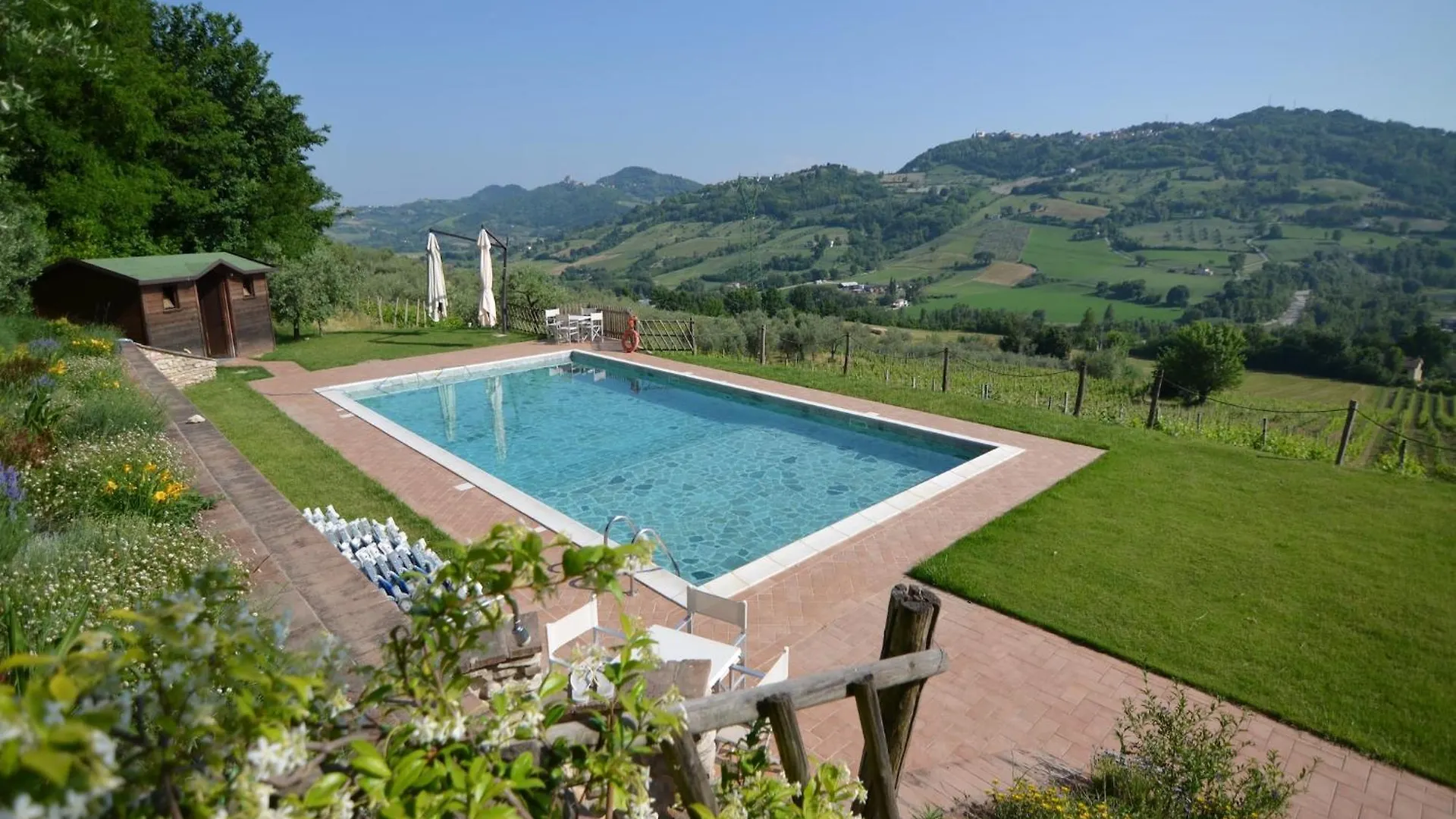 Lovely Holiday Home In Monte Colombo On Farm Italy